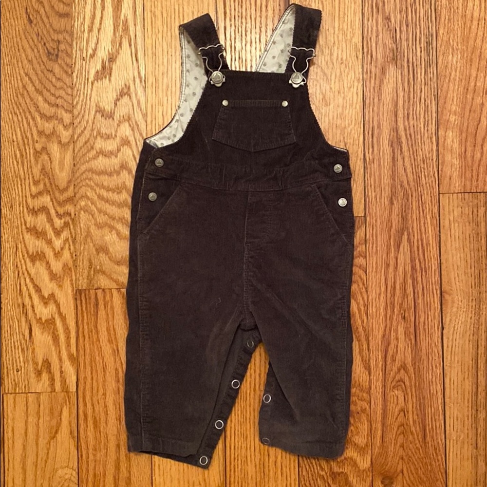 Petit Bateau Corduroy Baby Overalls